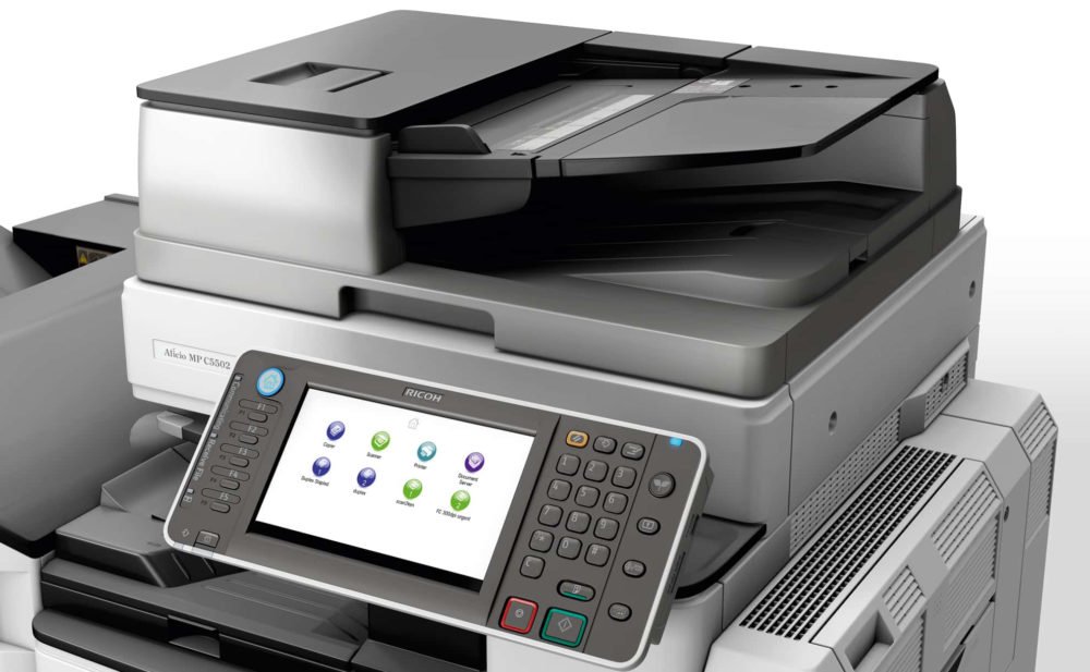 Fotocopiadora Ricoh instalada en oficina